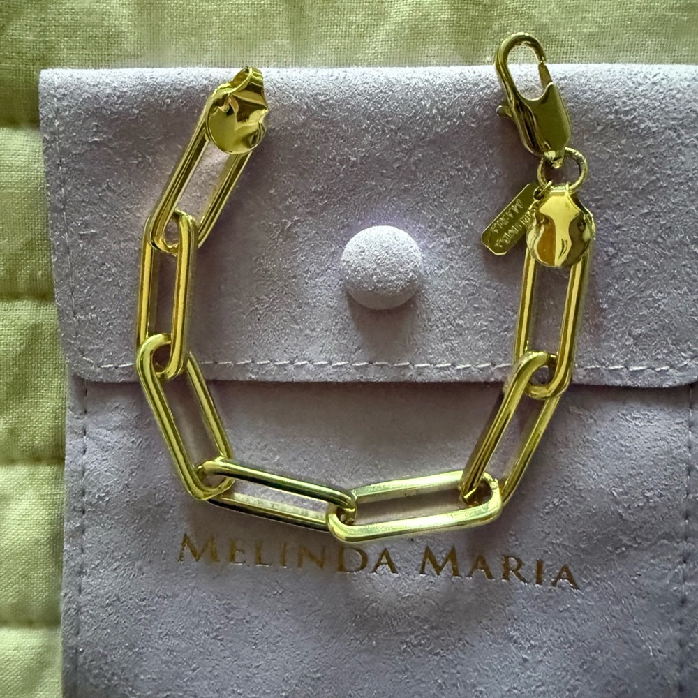 Melinda Maria Gold Link Bracelet